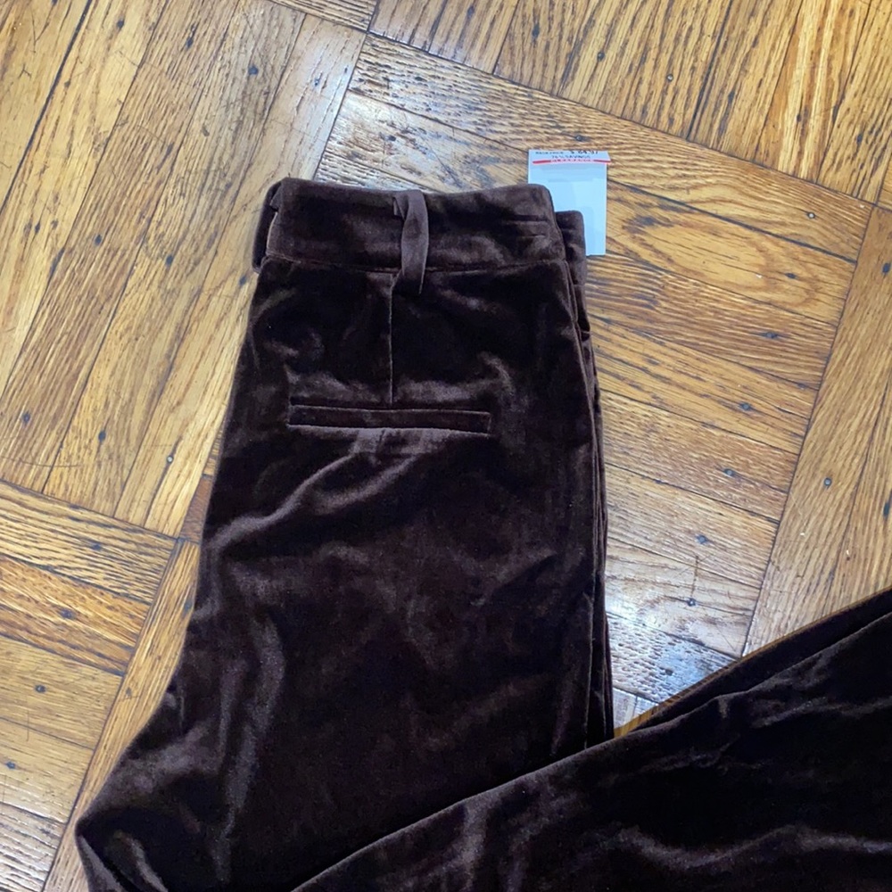 Reformation Wes velvet chestnut size 6 - Picture 4 of 14
